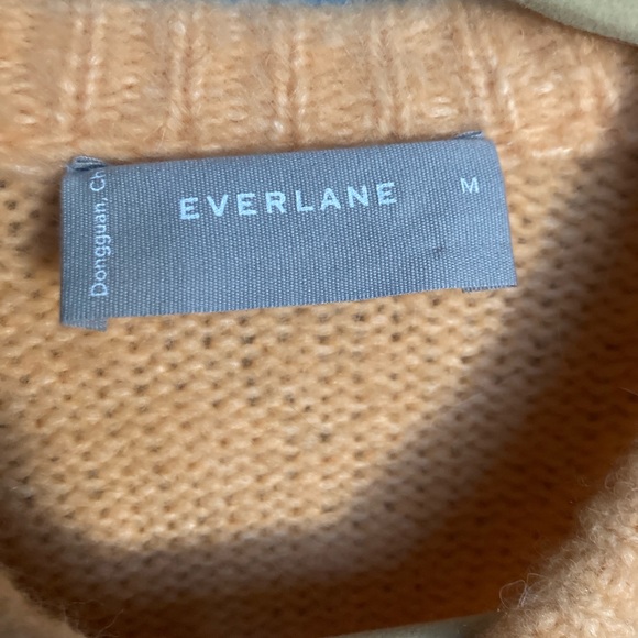 Everlane The Cloud Cardigan Papaya sz M - Picture 5 of 6